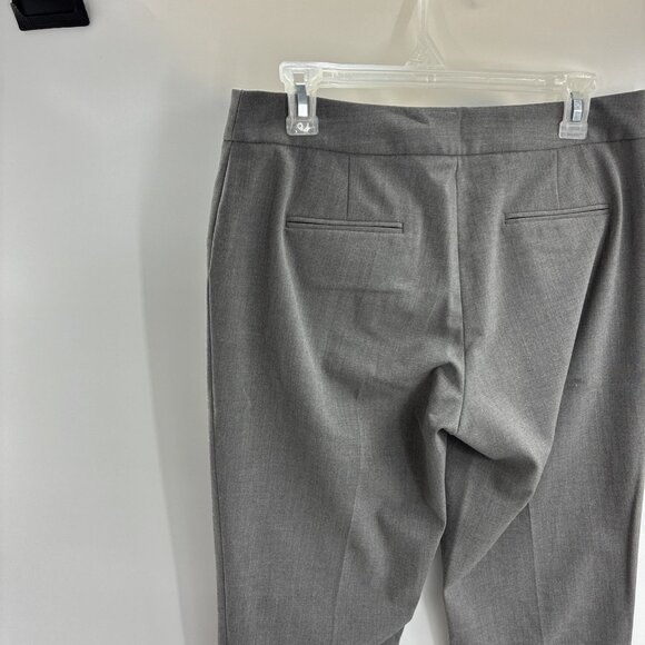 Tahari Womens Size 4 Dress Pants Gray Slim Fit Ankle Career Work Trousers - Picture 4 of 6